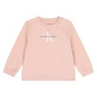 Younger Girls Pink Logo Tracksuit, 8, hi-res