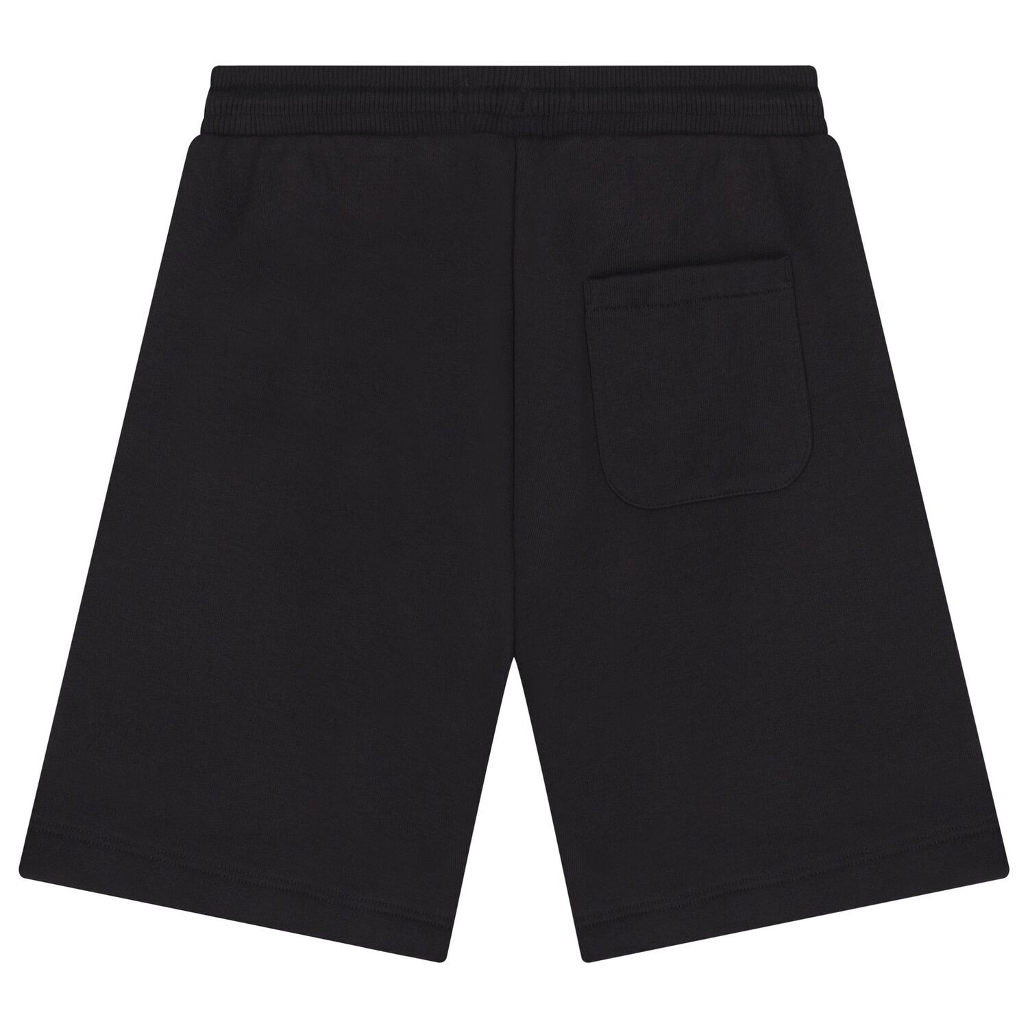 Boys Black Logo Shorts, 2, hi-res