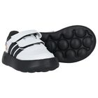 White & Black Logo Lion King Trainers, 1, hi-res