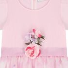 Girls Pink Floral Dress, 1, hi-res