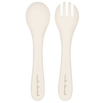 Ivory Logo & Star Silicone Baby Tableware Set 