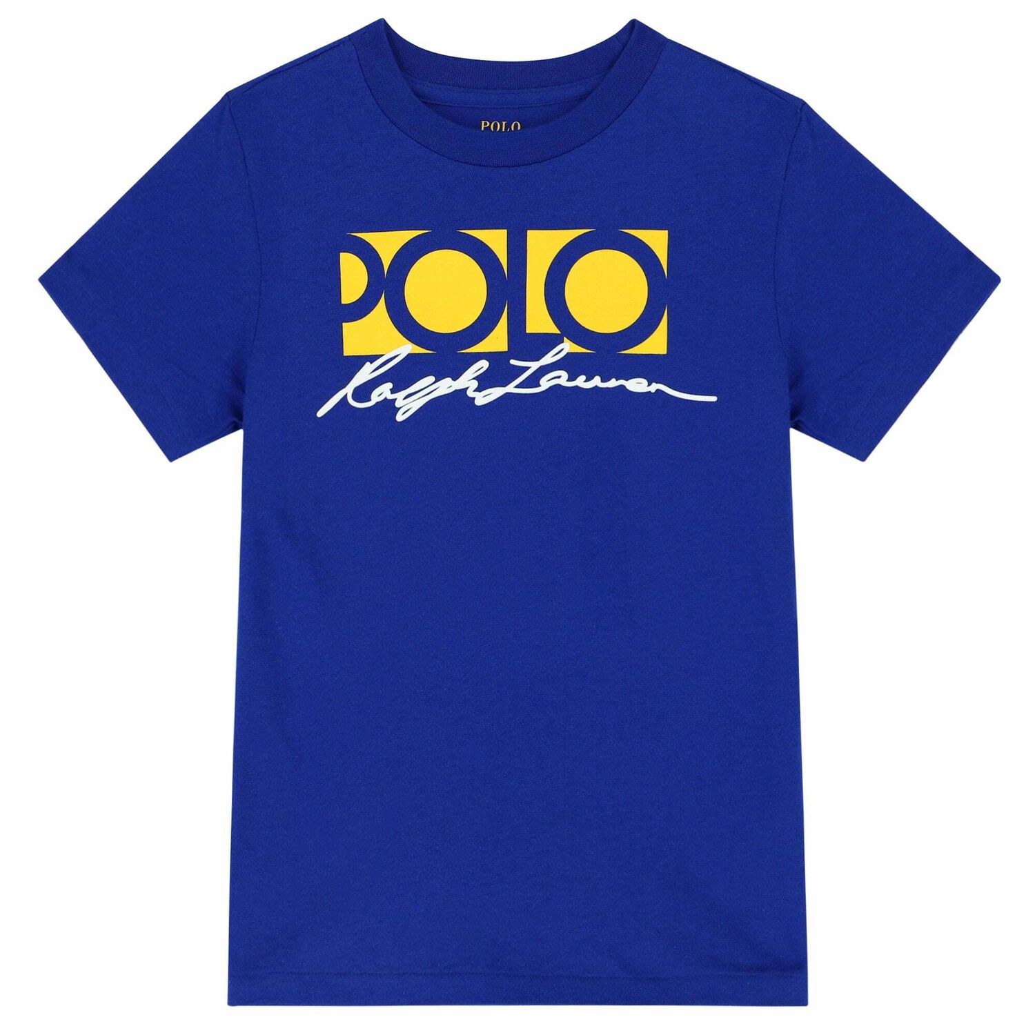 Boys Blue Logo T-Shirt, 1, hi-res
