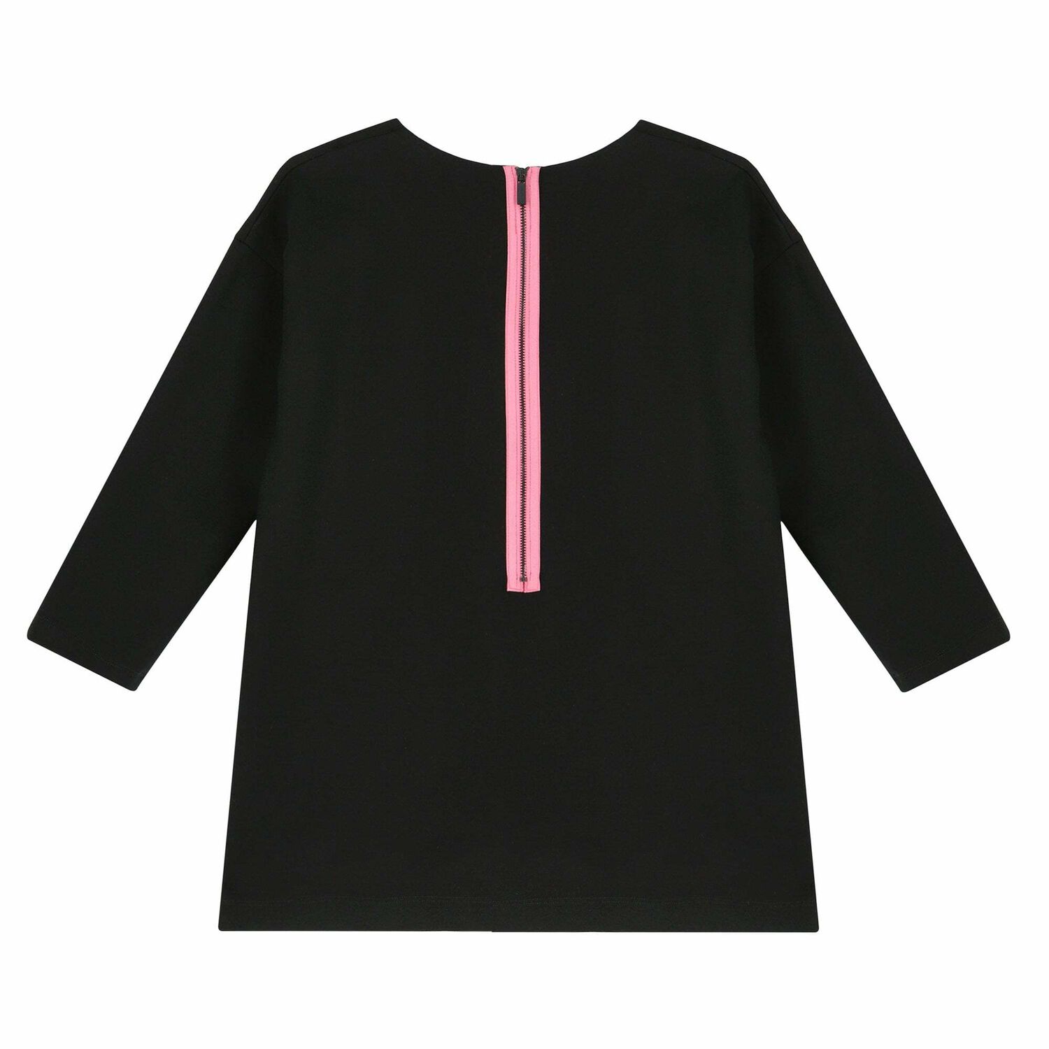 Girls Black Logo Dress, 1, hi-res image number null