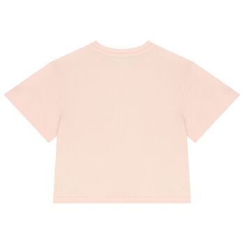 Girls Pink Logo T-Shirt