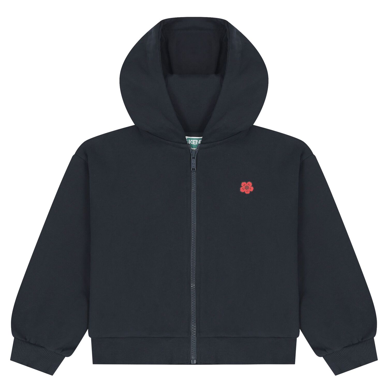 Girls Navy Blue Boke Flower Tracksuit, 1, hi-res