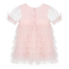 Baby Girls Pink Tulle Dress Set, 1, hi-res
