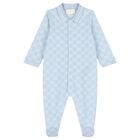 Baby Boys Blue GG Logo Babygrow Gift Set, 1, hi-res