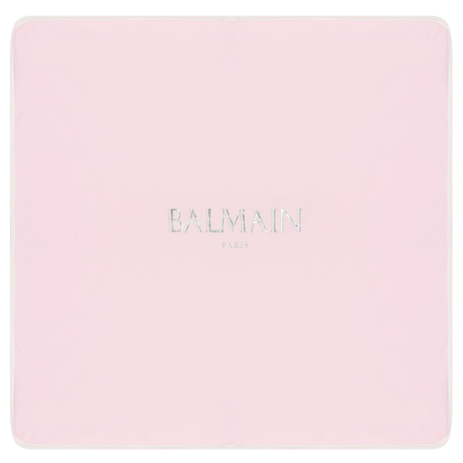 Baby Girls Pink & White Logo Baby Blanket, 1, hi-res image number null