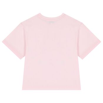 Girls Pink Logo T-Shirt