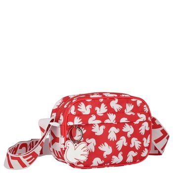 Girls Red & White Dove Bag ( 19cm )