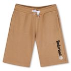 Boys Beige Logo Shorts, 2, hi-res