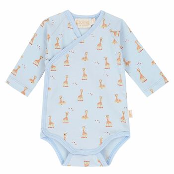 Baby Boys Blue Logo Bodysuit