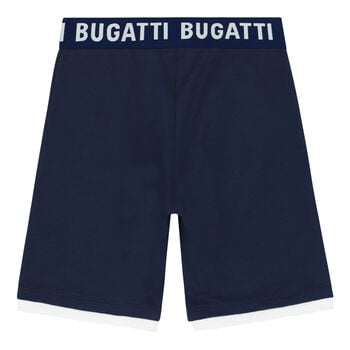 Boys Navy Logo Shorts