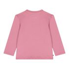 Baby Girls Pink Logo Long Sleeve Top, 1, hi-res