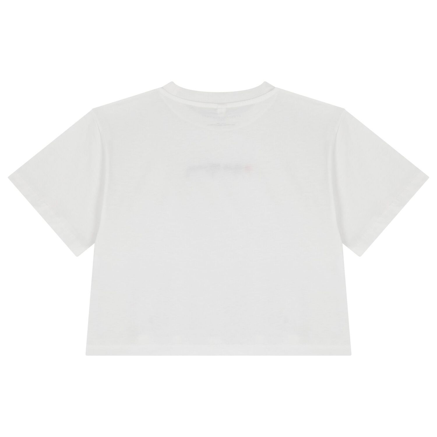 Girls White Logo T-Shirt, 1, hi-res