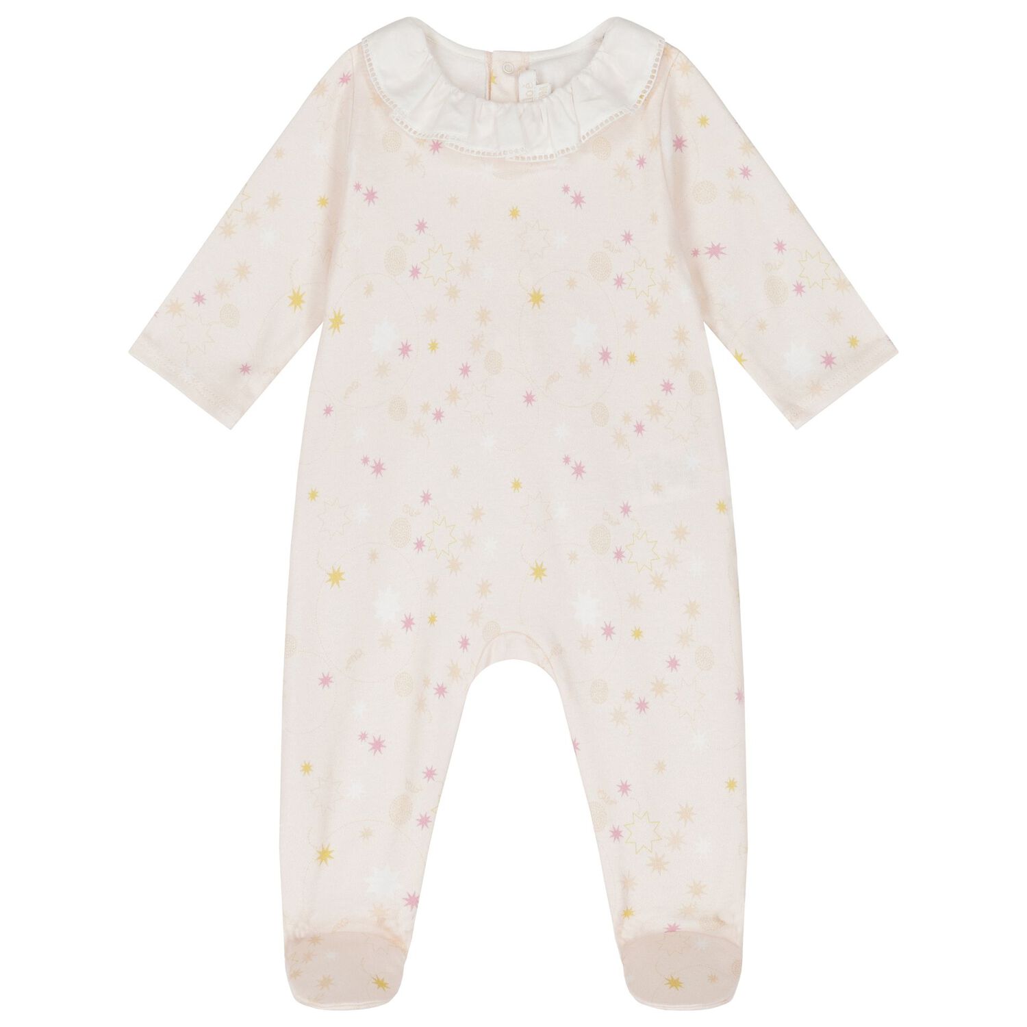 طقم بنات هدايا أفرول بالشعار باللون الوردي, 1, hi-res image number null