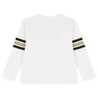 Boys White, Beige & Grey Tracksuit Set ( 3 Piece ), 3, hi-res