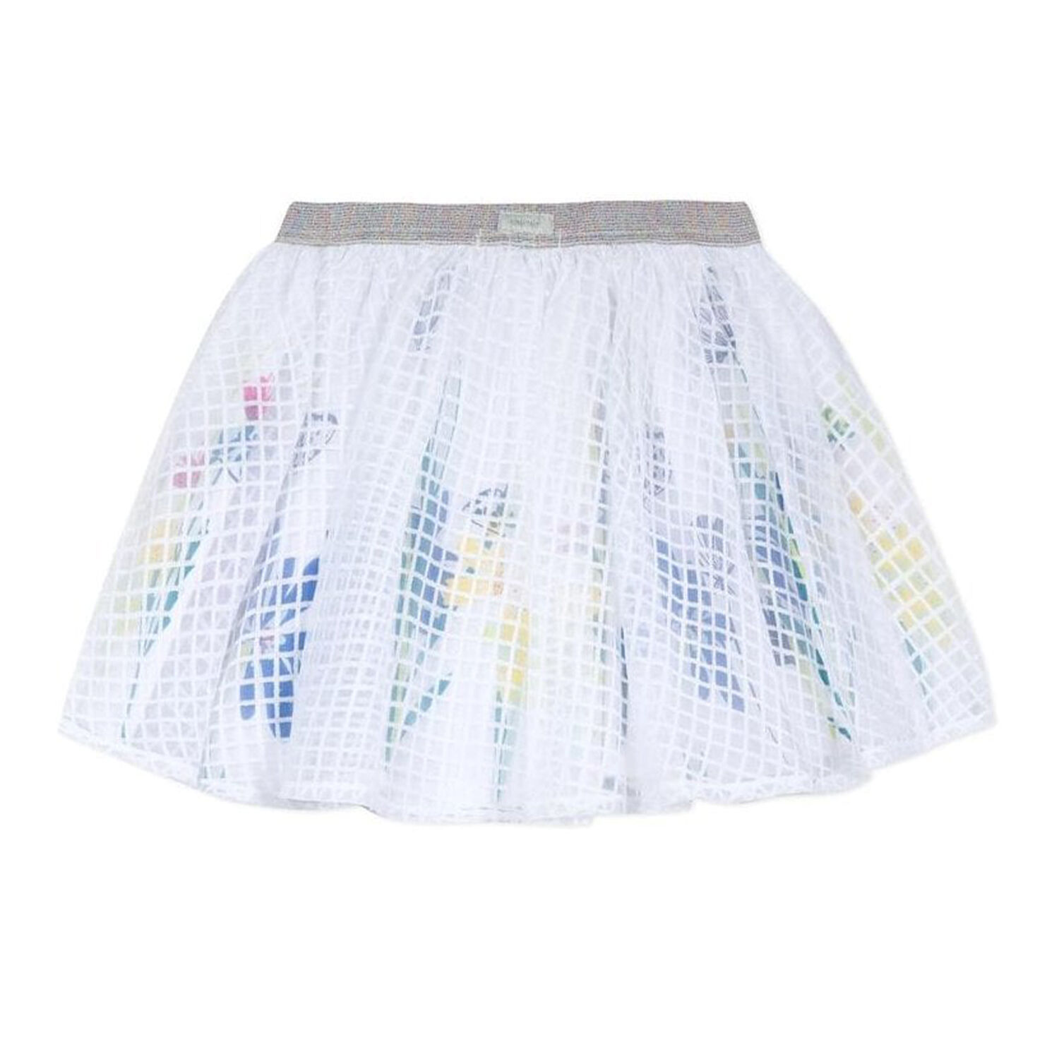 Girls White Skirt, 1, hi-res