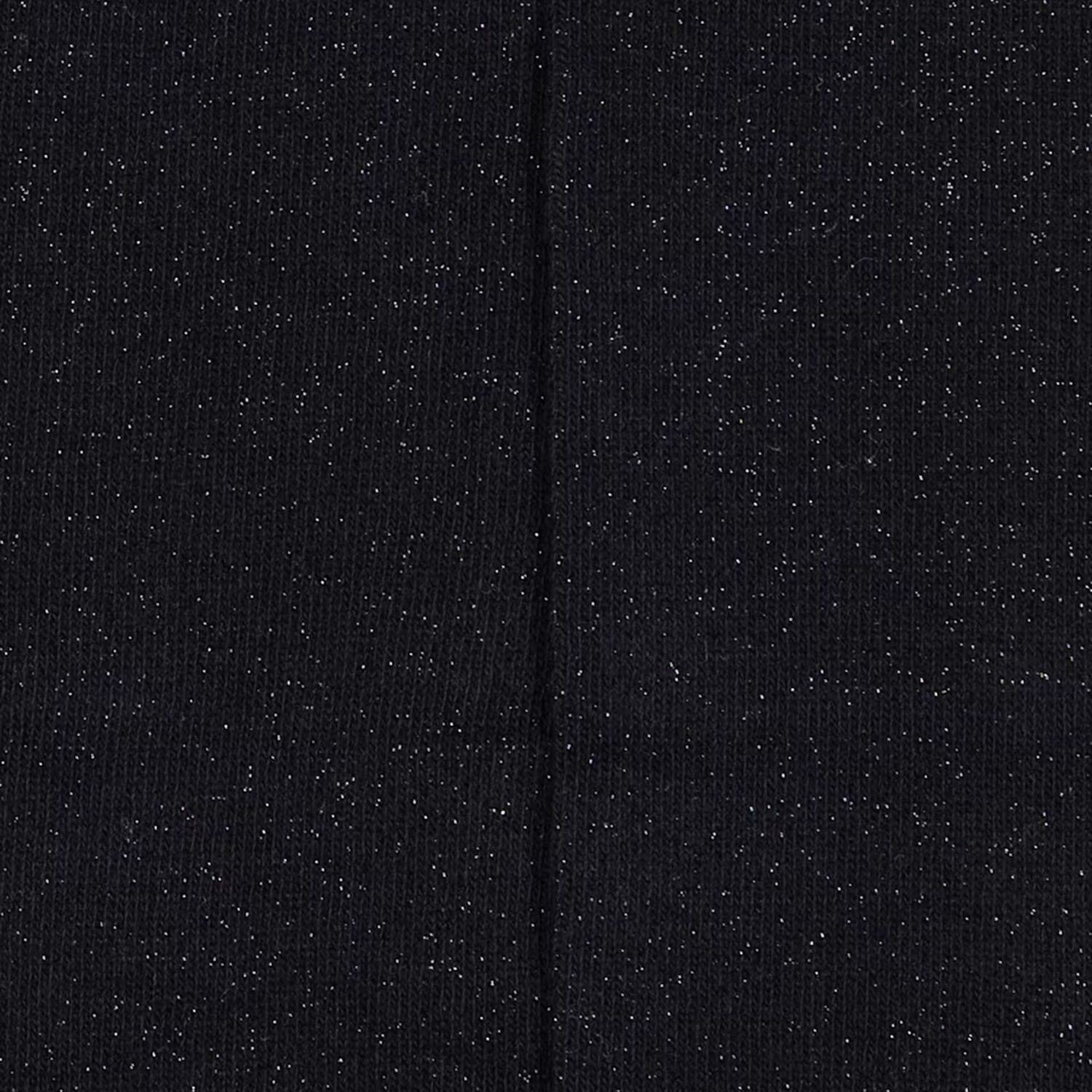 Girls Black Knitted Tights, 2, hi-res