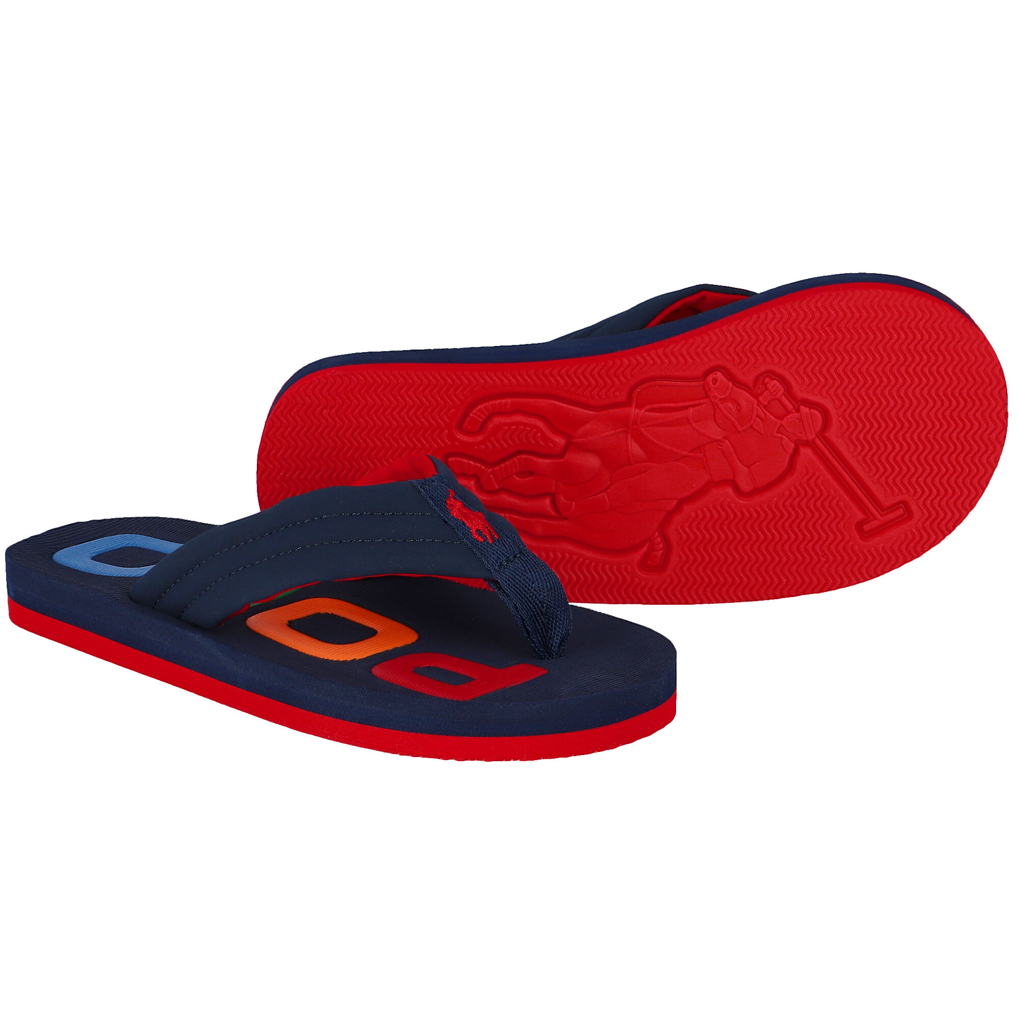Boys ralph lauren flip flops hot sale