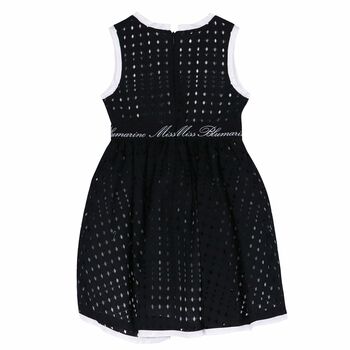 Girls Black Sleeveless Dress