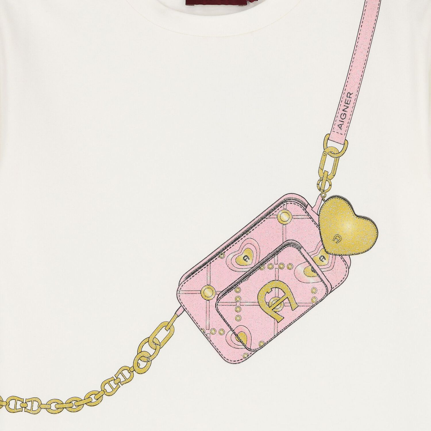 Girls Ivory Bag T-Shirt, 1, hi-res