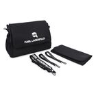 Black Ikonik Karl Logo Changing Bag, 1, hi-res