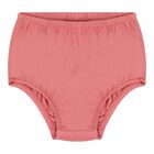 Baby Girls Pink Logo Ruffled Dress Set, 1, hi-res