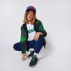 تيشيرت أولاد بالشعار باللون الأبيض, 1, hi-res