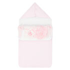 مدس بنات بالزهور باللونين الوردي والأبيض , 1, hi-res