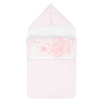 Baby Girls Pink & White Floral Nest