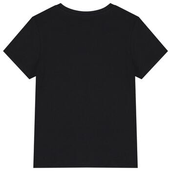 Girls Black Logo T-Shirt