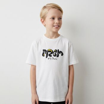 Boys White Logo T-Shirt
