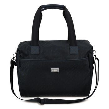 Navy Blue Logo Baby Changing Bag