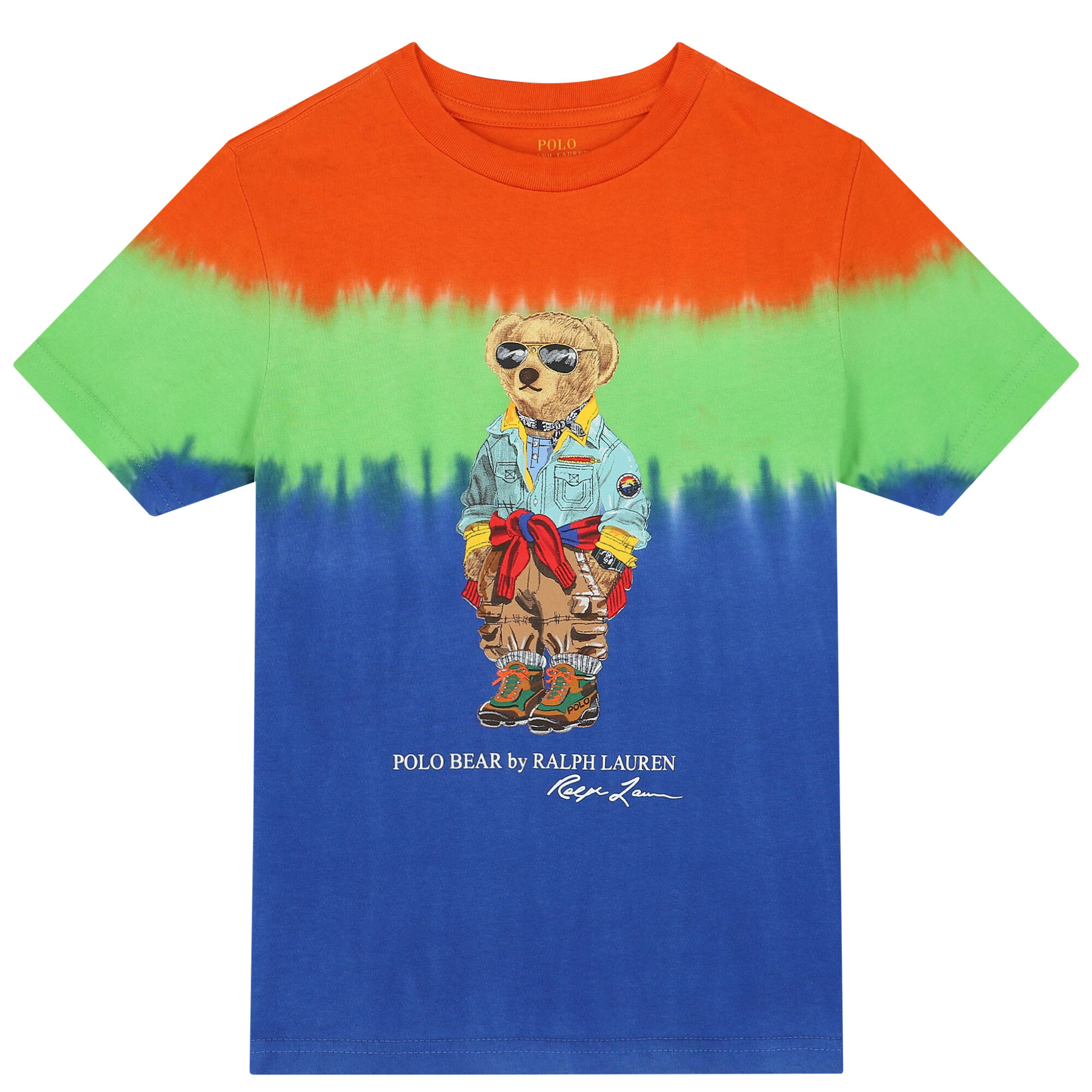 Ralph Lauren Boys Multi-Colored Polo Bear T-Shirt | Junior Couture
