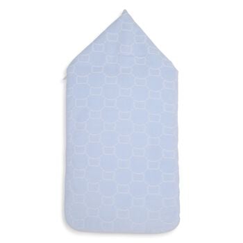 Baby Boys Blue & White Logo Nest