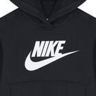 Black Logo Hooded Top, 1, hi-res