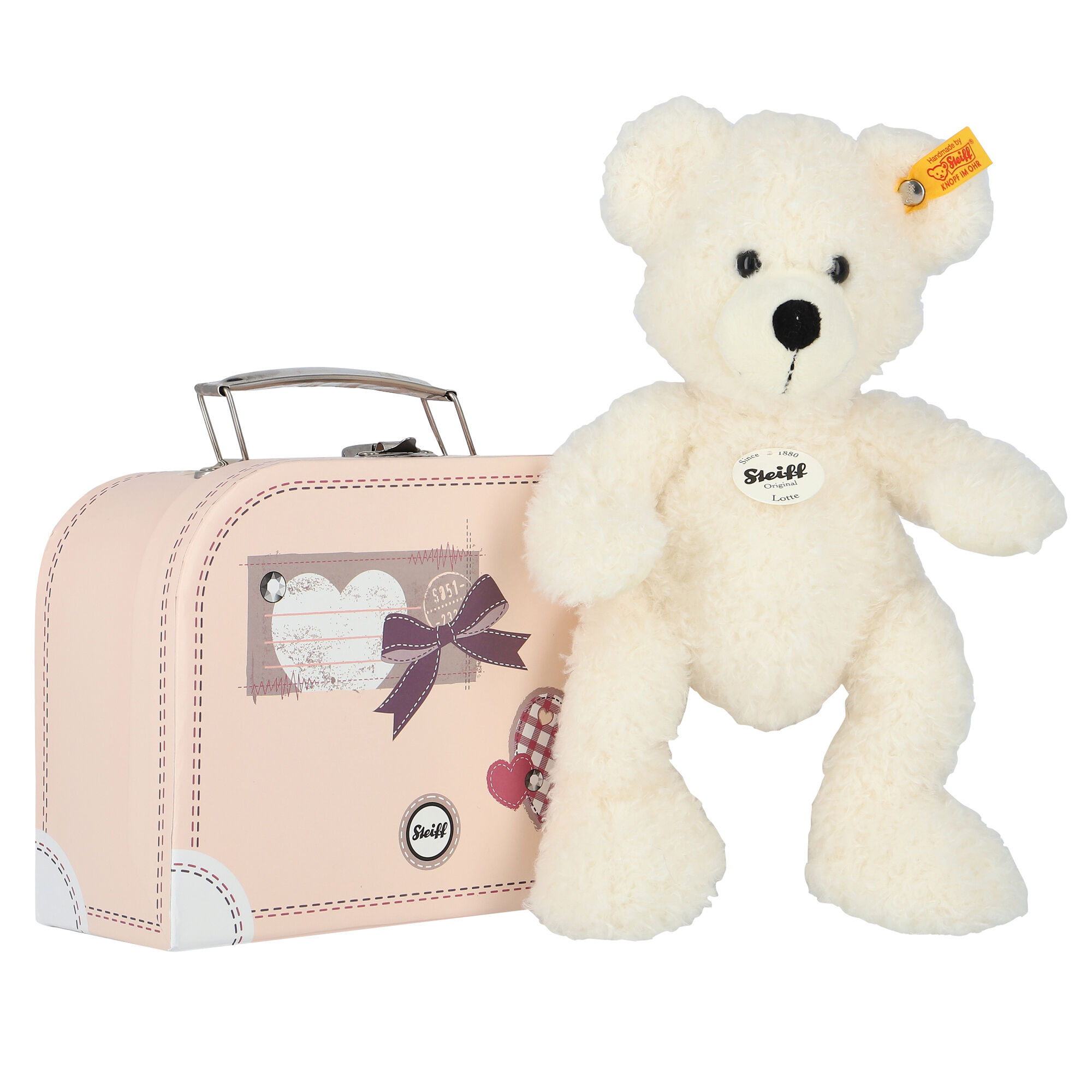 Steiff lotte teddy bear in suitcase 2025