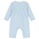 Baby Boys Blue GG Logo Romper Gift Set, 1, hi-res