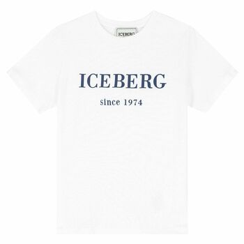 Boys White Logo T-Shirt