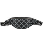 Girls Black Chain Logo Belt Bag, 1, hi-res