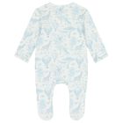 Baby Boys White & Blue Africa Babygrow Gift Set, 1, hi-res