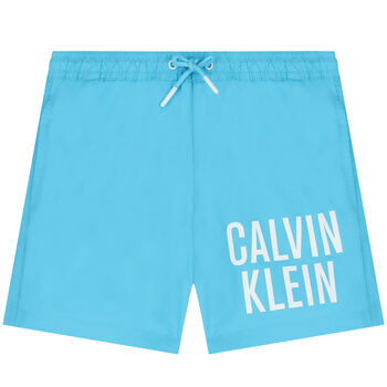 Boys Aqua Logo Swim Shorts