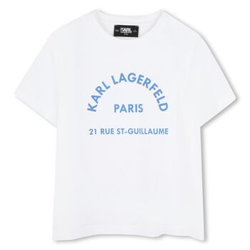 Boys White Logo T-Shirt