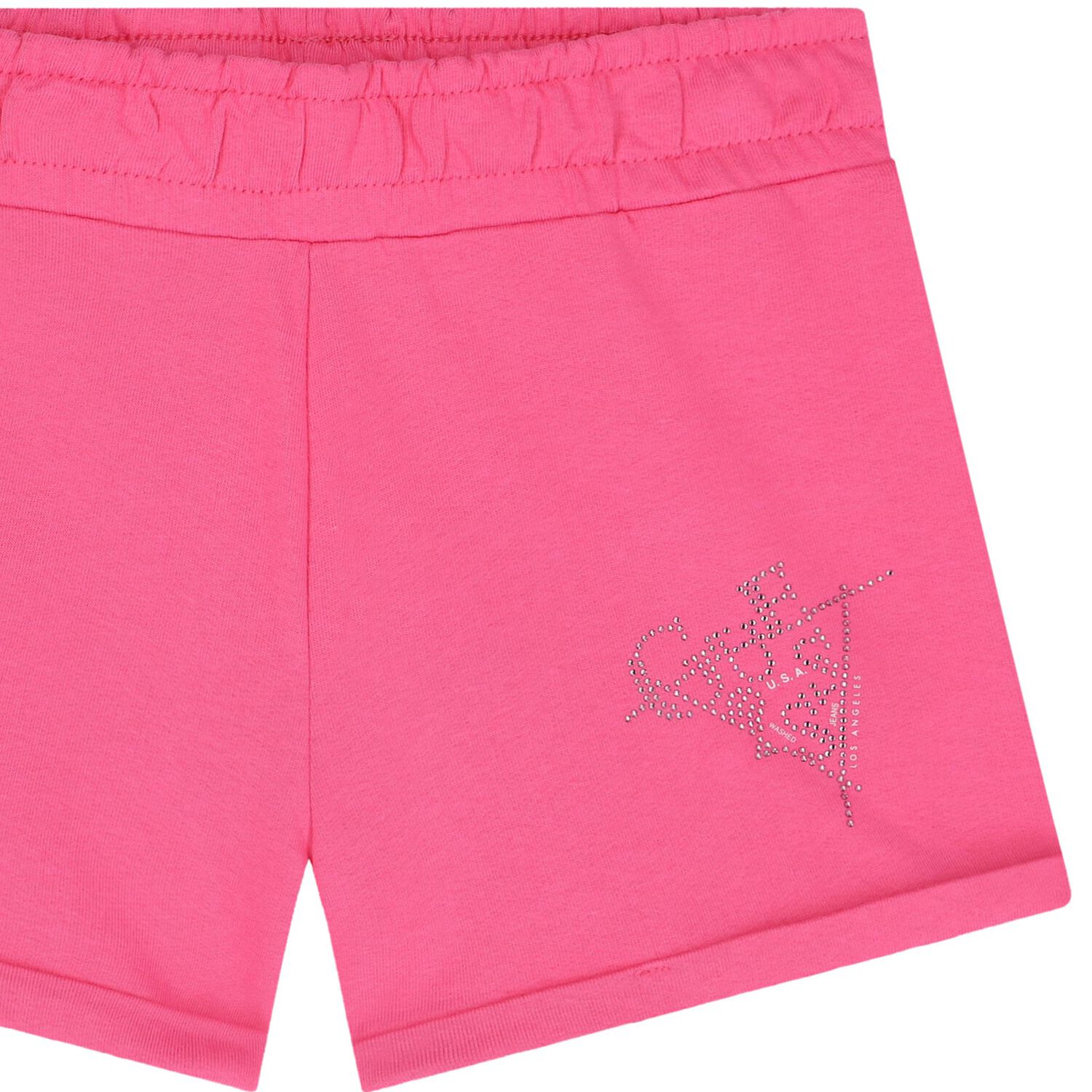 Girls Pink Shorts, 2, hi-res