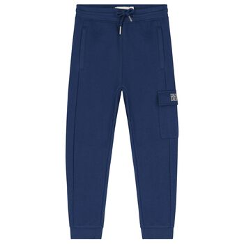 Calvin Klein Boys Blue Logo Joggers, 1 Boys Blue Logo Joggers