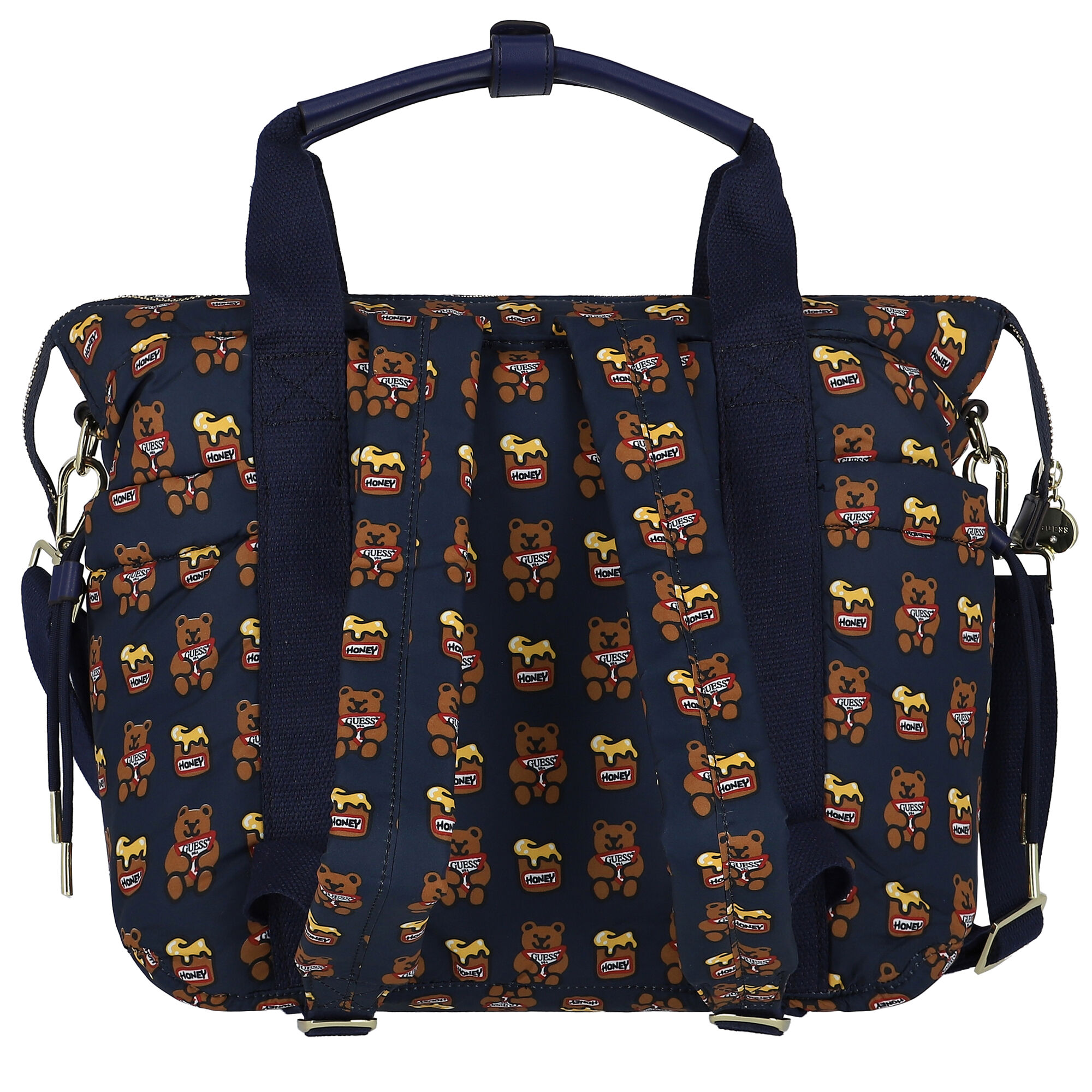 Guess Navy Logo Baby Changing Bag | Junior Couture USA