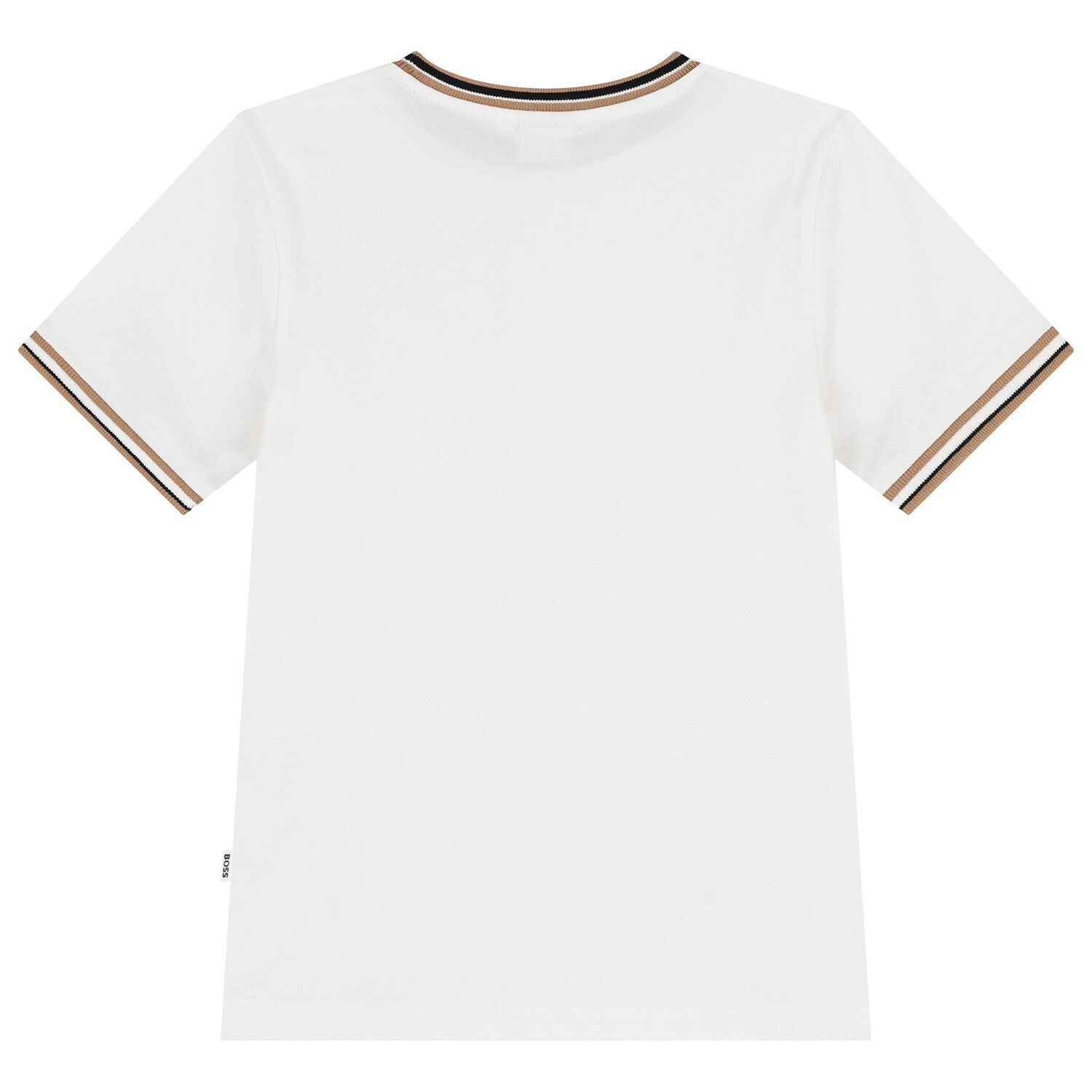 Boys White Logo T-Shirt, 2, hi-res image number null