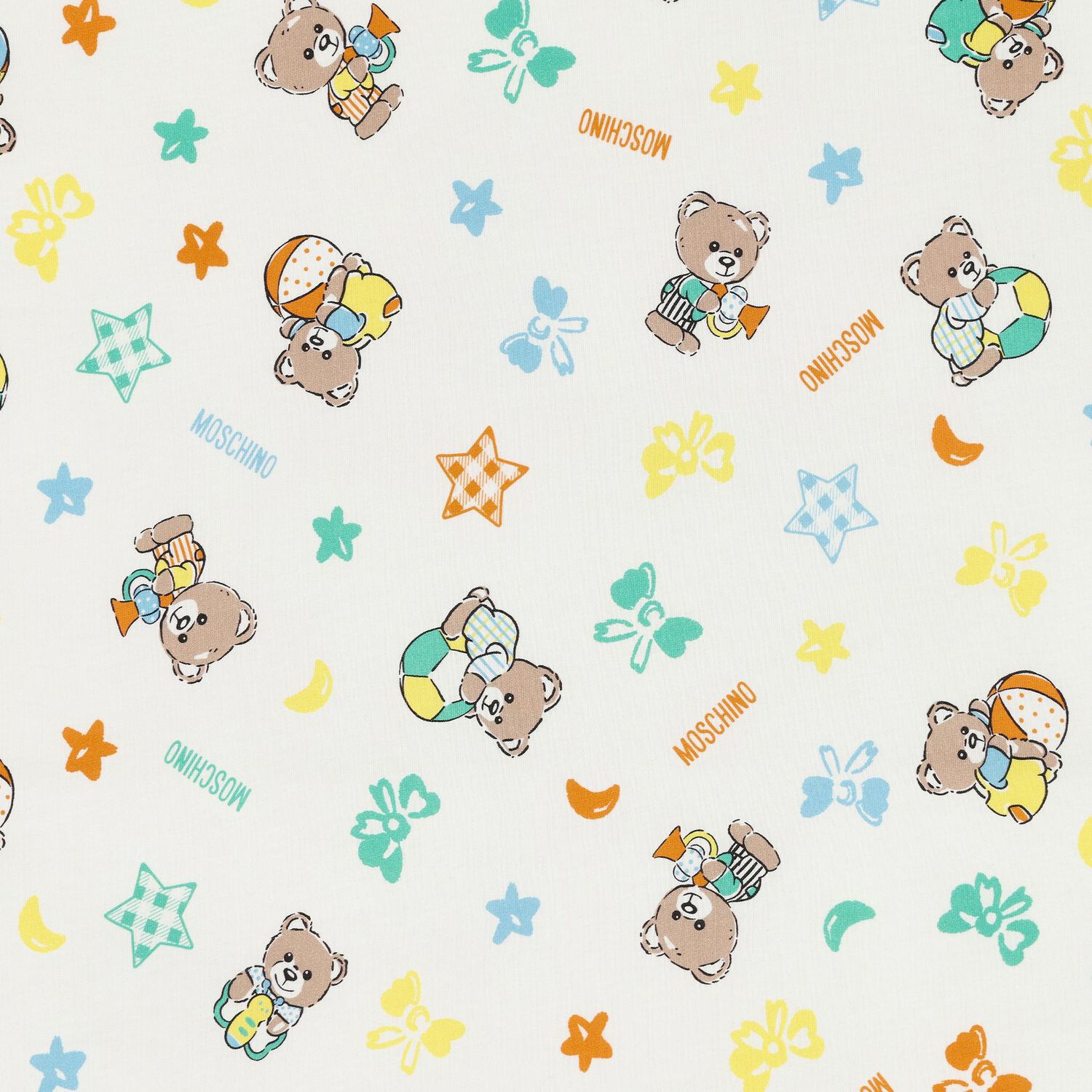Ivory Teddy Bear Baby Blanket, 1, hi-res