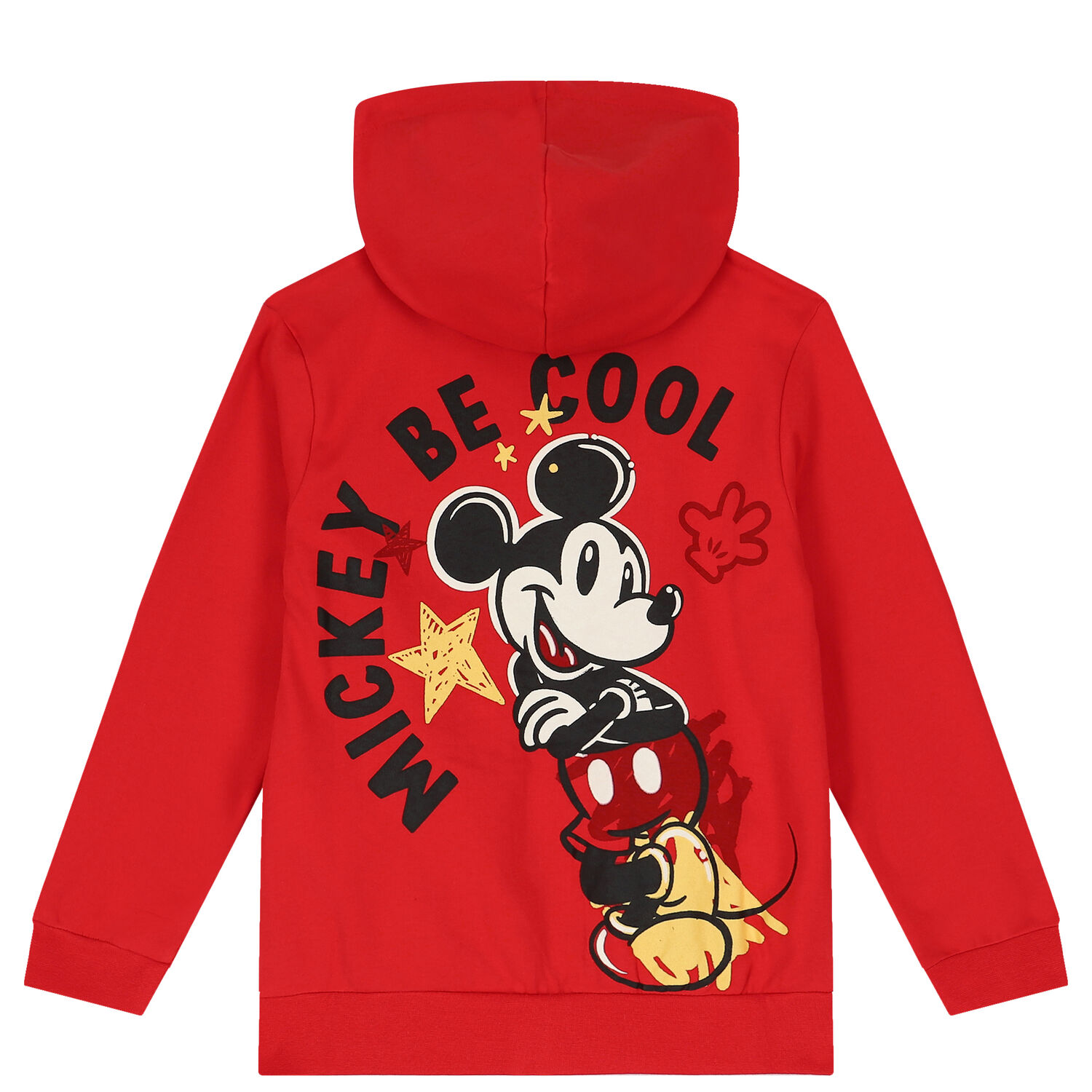 Red Mickey Mouse Hooded Zip Up Top, 1, hi-res image number null